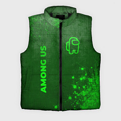 Мужской жилет Among Us - green gradient вертикально