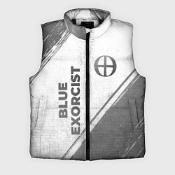 Мужской жилет Blue Exorcist - white gradient вертикально, цвет: 3D-черный