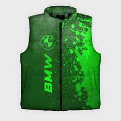 Мужской жилет BMW - green gradient по-вертикали