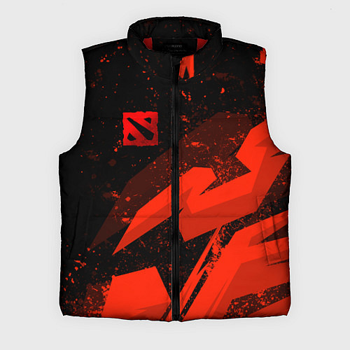 Мужской жилет Dota 2 - красные брызги / 3D-Красный – фото 1