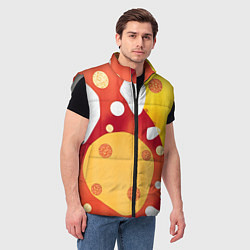Мужской жилет Теплая африканская абстракция, цвет: 3D-светло-серый — фото 2