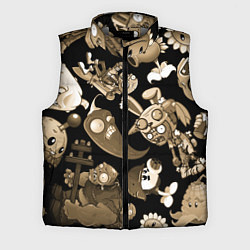 Мужской жилет Растения против зомби в бежевом цвете, цвет: 3D-светло-серый