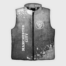 Мужской жилет Manchester City - grey gradient вертикально, цвет: 3D-черный