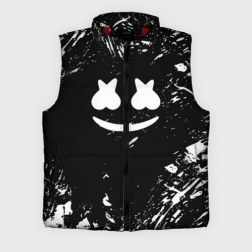 Мужской жилет Marshmello брызги красок / 3D-Красный – фото 1