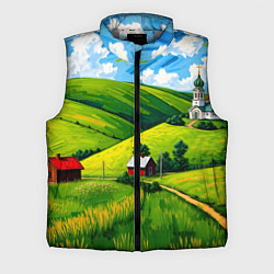 Мужской жилет Русская деревенька