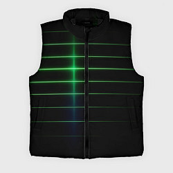 Мужской жилет The line is green and black, цвет: 3D-черный