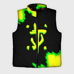 Мужской жилет Doom огненное лого краски, цвет: 3D-красный