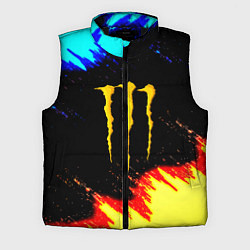 Мужской жилет Monster energy огненные краски, цвет: 3D-черный