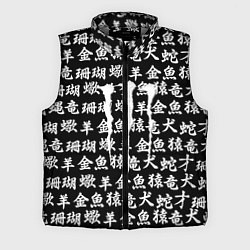 Мужской жилет Monster energy japan pattern, цвет: 3D-светло-серый