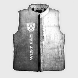 Мужской жилет West Ham - grey gradient по-вертикали, цвет: 3D-черный