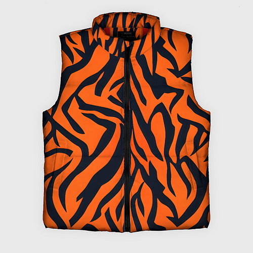 Мужской жилет Расцветка тигра / 3D-Красный – фото 1