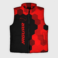 Мужской жилет Jaguar - red gradient по-вертикали, цвет: 3D-черный