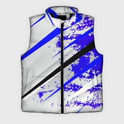 Мужской жилет Color white blue, цвет: 3D-черный