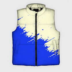 Мужской жилет Color blue white, цвет: 3D-черный