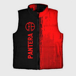 Мужской жилет Pantera - red gradient по-вертикали, цвет: 3D-черный