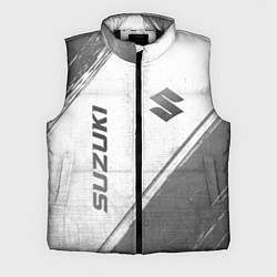 Мужской жилет Suzuki - white gradient вертикально, цвет: 3D-черный