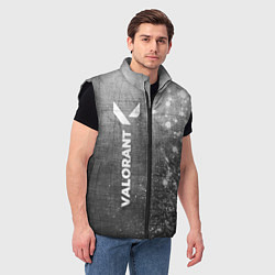 Мужской жилет Valorant - grey gradient по-вертикали, цвет: 3D-черный — фото 2