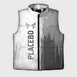 Мужской жилет Placebo - white gradient по-вертикали, цвет: 3D-черный