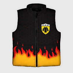 Мужской жилет AEK fire hexagon, цвет: 3D-черный
