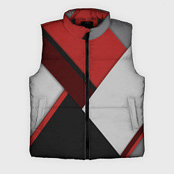 Мужской жилет Color black red grey