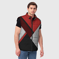 Мужской жилет Color black red grey, цвет: 3D-черный — фото 2