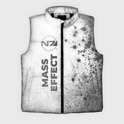 Мужской жилет Mass Effect - white gradient по-вертикали