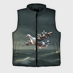 Мужской жилет Бомбардито гусито мем, цвет: 3D-черный