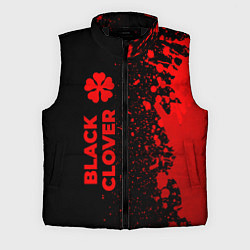 Мужской жилет Black Clover - red gradient по-вертикали, цвет: 3D-черный