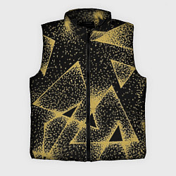Мужской жилет Triangle yellow with dots, цвет: 3D-черный