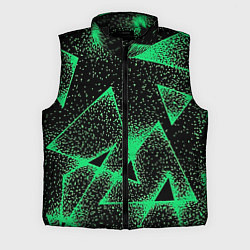 Мужской жилет A light green triangle with dots, цвет: 3D-черный