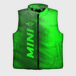 Мужской жилет Mini - green gradient по-вертикали, цвет: 3D-черный