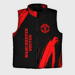 Мужской жилет Manchester United - red gradient вертикально