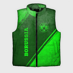 Мужской жилет Borussia - green gradient вертикально, цвет: 3D-черный