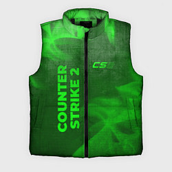 Мужской жилет Counter Strike 2 - green gradient вертикально