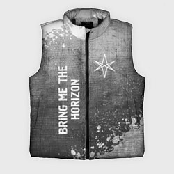 Мужской жилет Bring Me the Horizon - grey gradient вертикально