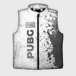 Мужской жилет PUBG - white gradient по-вертикали