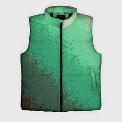 Мужской жилет Градиент текстурный зелёный, цвет: 3D-черный