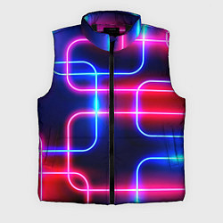 Мужской жилет Цветные светящиеся неоны, цвет: 3D-черный
