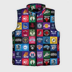 Мужской жилет Команды НБА разноцветные, цвет: 3D-черный