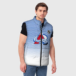 Мужской жилет Колорадо Эвеланш - геометрический градиент, цвет: 3D-черный — фото 2