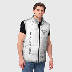 Мужской жилет The Last Of Us - white gradient вертикально, цвет: 3D-черный — фото 2