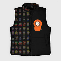Мужской жилет Южного парка Кенни, цвет: 3D-черный