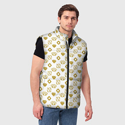 Мужской жилет Узор как у девушки из Gta 6, цвет: 3D-черный — фото 2