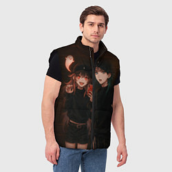 Мужской жилет Ху Тао и Сяо пейринг, цвет: 3D-черный — фото 2