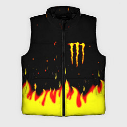 Мужской жилет Monster energy fire steel, цвет: 3D-черный