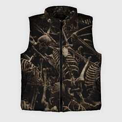 Мужской жилет Человеческие кости, цвет: 3D-черный