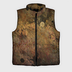 Мужской жилет Абстракция - dark pink paint spill, цвет: 3D-черный