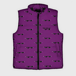 Мужской жилет Вот Это Да Фиолетовый паттерн очки, цвет: 3D-черный
