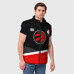Мужской жилет Toronto Raptors - basketball, цвет: 3D-черный — фото 2