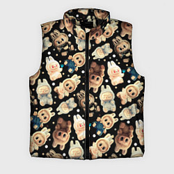 Мужской жилет Лабубу с друзьями labyby pattrn, цвет: 3D-черный